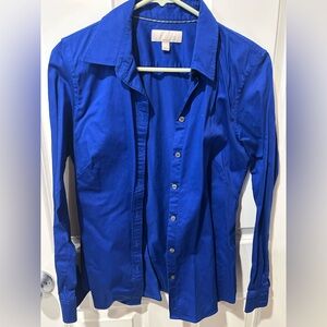 Preloved Banana Republic Royal Blue Shirt size 8